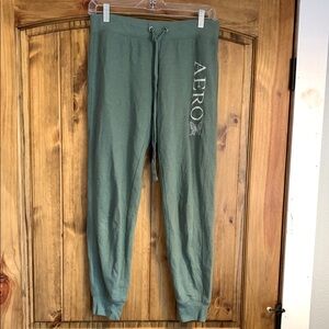 Aeropostale Green Jogger Pants